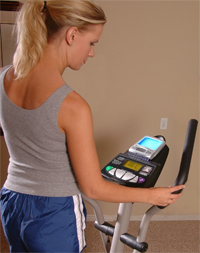 using light therapy on the treadmill